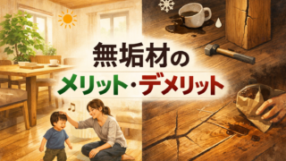 無垢材のメリットとデメリットの画像