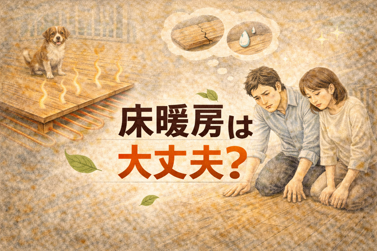 床暖は大丈夫？の画像